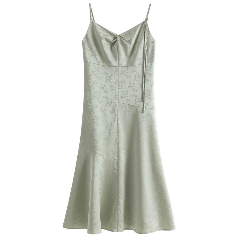 mint mambo midi dress, view 9 - MRSLM