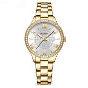 Women's casual steel strap quartz watch, view 3 - MRSLM