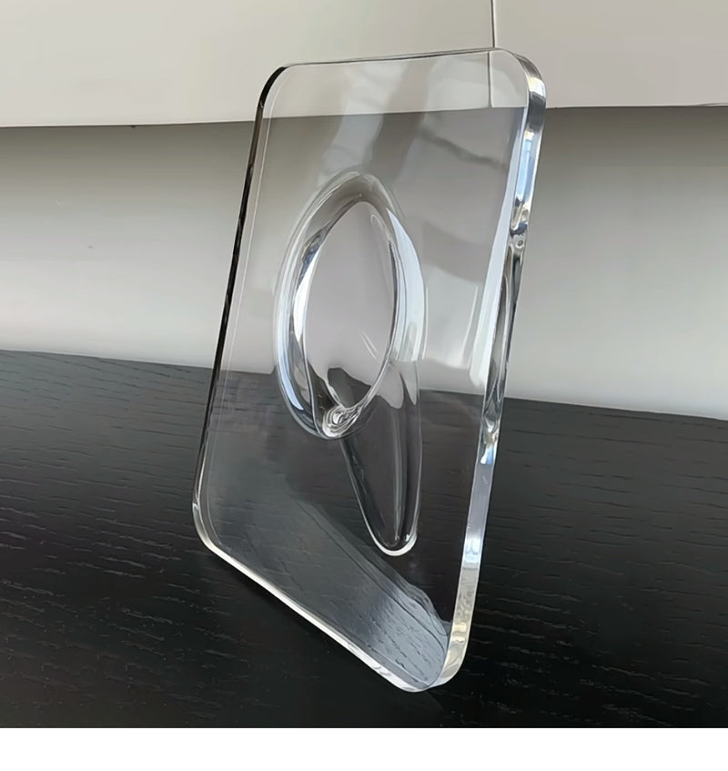 acrylic photo frame vase, view 3 - MRSLM