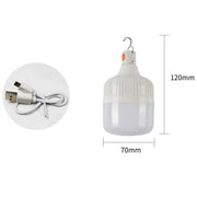 rechargeable LED outdoor lantern, view 3 - MRSLM