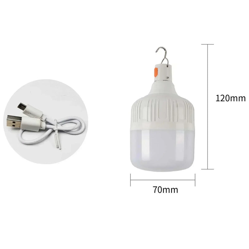 rechargeable LED outdoor lantern, view 3 - MRSLM