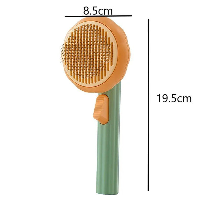pumpkin pet grooming brush, view 8 - MRSLM