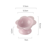 elevated ceramic cat bowl, view 4 - MRSLM