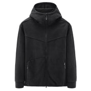 Men's loose plush fleece jacket, view 3 - MRSLM