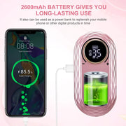 rose gold rechargeable nail drill, view 5 - MRSLM