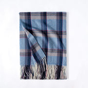 winter preppy plaid scarf, view 9 - MRSLM