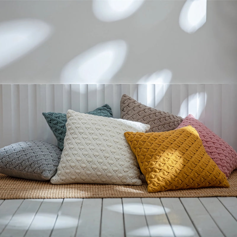 diamond knit cushion cover - MRSLM