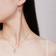 silver melting ear necklace - MRSLM