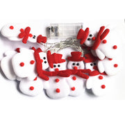 Plush Christmas character LED string lights, view 2 - MRSLM