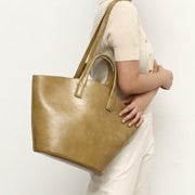 vegan leather tote bag - MRSLM