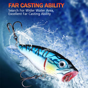 mini popper fishing lure topwater, view 6 - MRSLM
