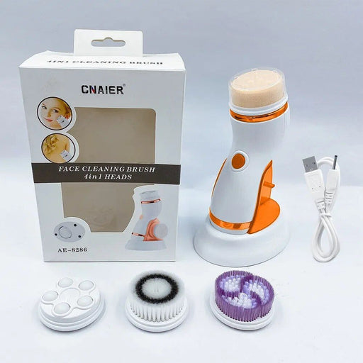 4-in-1 electric face cleanser and roller massager, view 2 - MRSLM