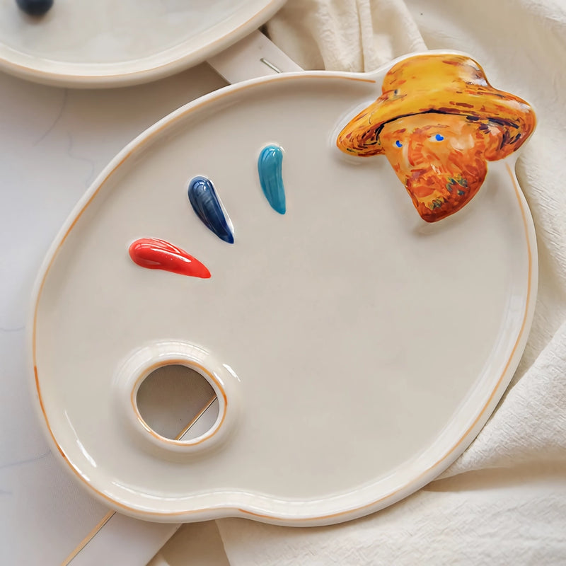 Ceramic palette for watercolor and gouache - MRSLM