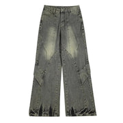 Men's loose straight-leg denim pants, view 2 - MRSLM