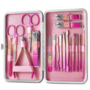 pink gold manicure and pedicure set, view 4 - MRSLM