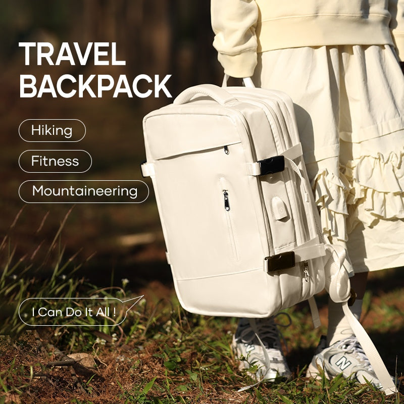 expandable travel laptop backpack, view 5 - MRSLM