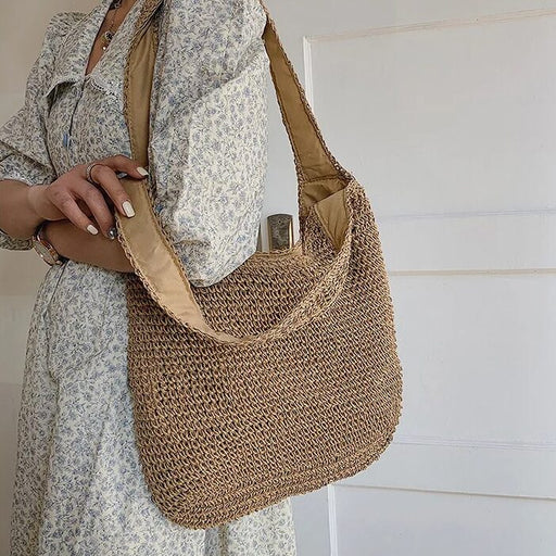 straw shoulder bag - MRSLM
