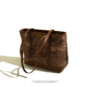 rhombus simple PU tote bag, view 5 - MRSLM