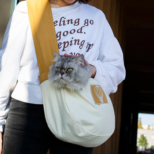 canvas cat and small dog carrier bag - MRSLM