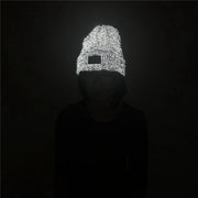 Reflective knit beanie, view 8 - MRSLM