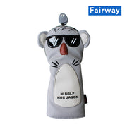 koala golf club head cover, view 3 - MRSLM