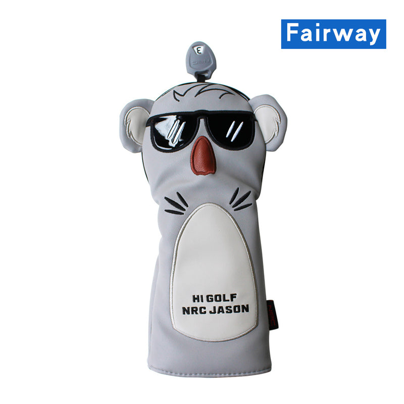 koala golf club head cover, view 3 - MRSLM