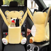 cartoon plush car tissue holder - MRSLM