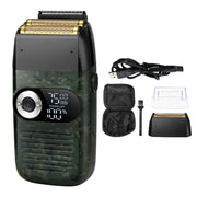 2-in-1 LCD electric shaver and beard trimmer, view 2 - MRSLM
