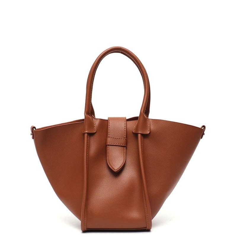 vegan leather trapeze shoulder bag, view 2 - MRSLM