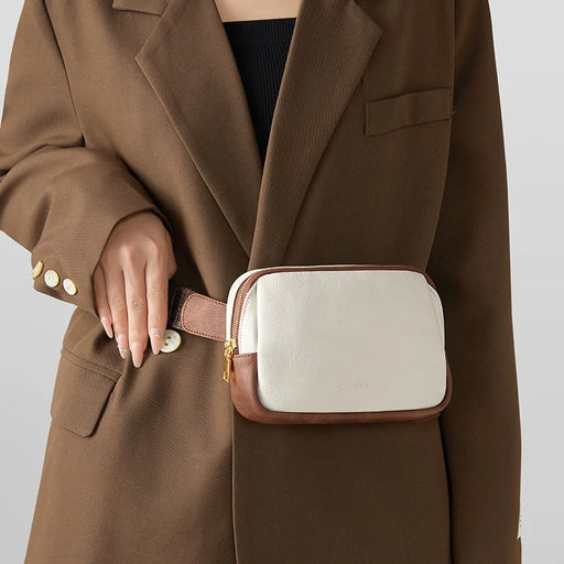 Women's PU leather belt bag - MRSLM