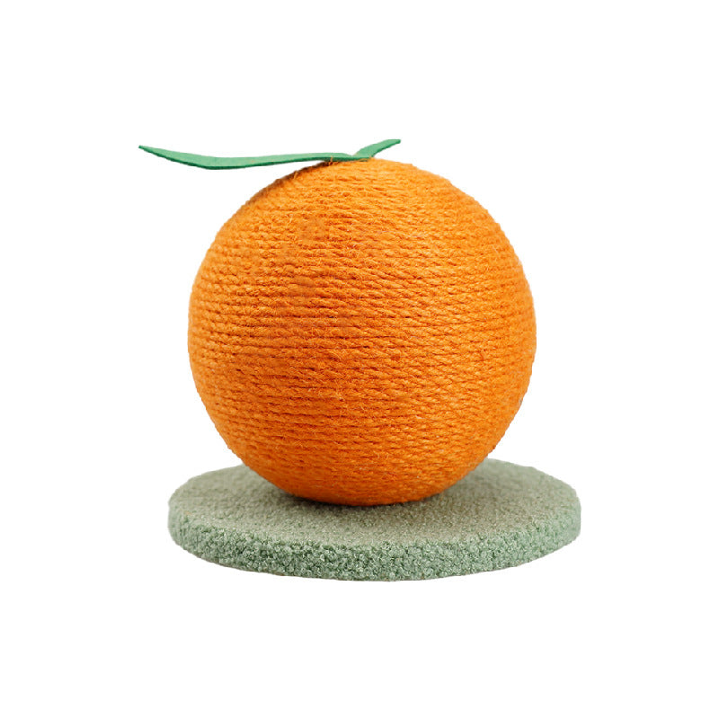 sisal fruit cat scratching board with climbing frame, view 8 - MRSLM