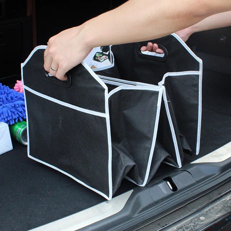 Car trunk multi-pocket folding organizer, view 4 - MRSLM