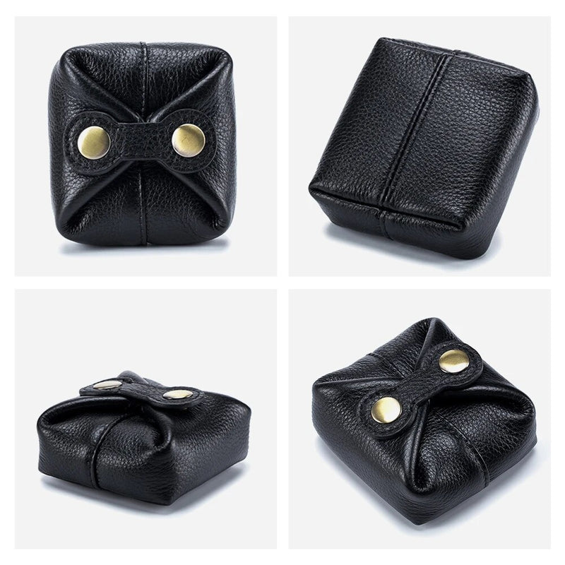 genuine leather mini wallet case, view 10 - MRSLM