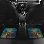 galaxy teal and orange car floor mats, view 6 - MRSLM