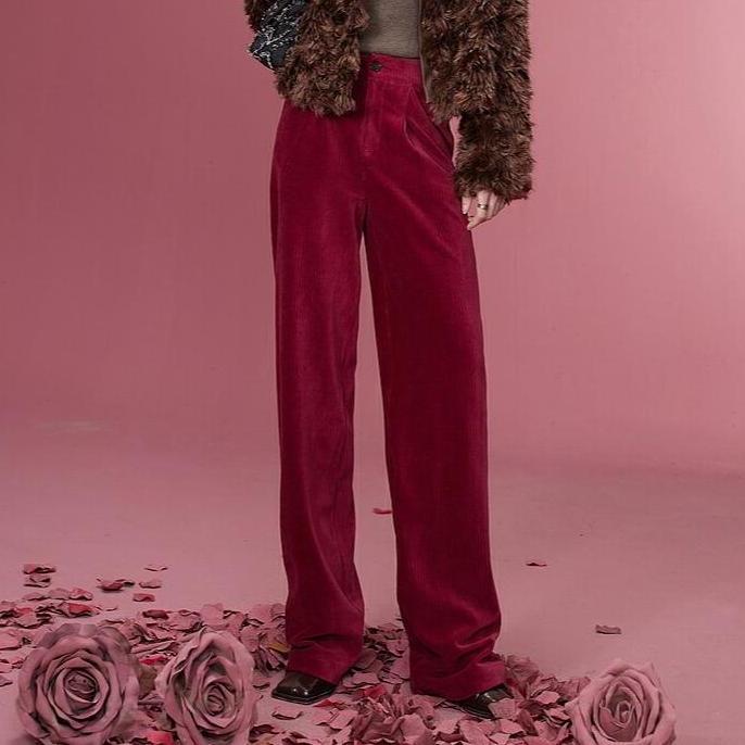 high waist corduroy pants - MRSLM