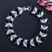 ladies gold-plated zircon bracelet, view 2 - MRSLM