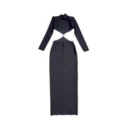 rhinestone formal dress, view 5 - MRSLM