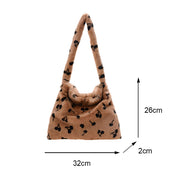 plush shoulder handbag, view 14 - MRSLM