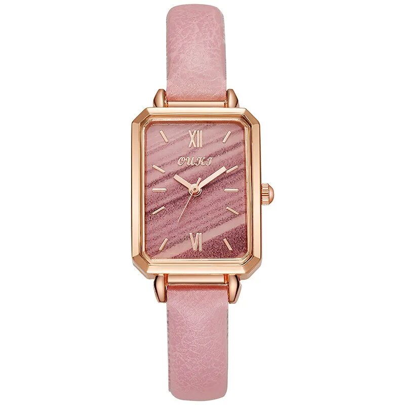 women's square dial watch, view 4 - MRSLM