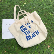 Large canvas shoulder tote bag - MRSLM