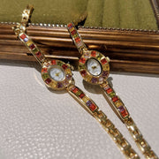 Women's colorful crystal quartz watch - MRSLM