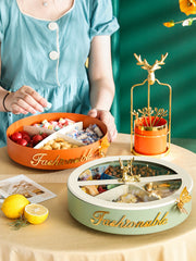 Round metal fruit snack tray, view 8 - MRSLM