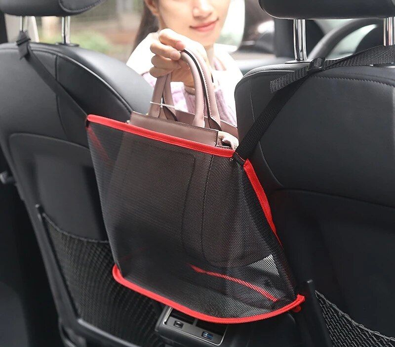 Car seat organizer with pet barrier, view 5 - MRSLM