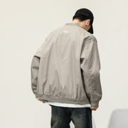 men's casual baseball jacket, view 3 - MRSLM