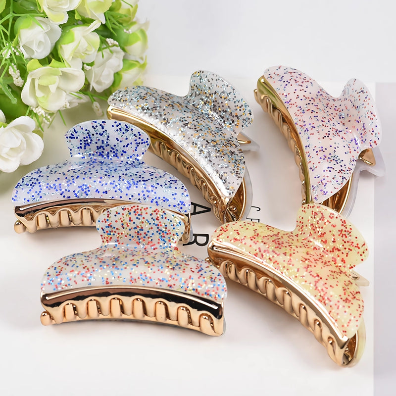 large shining hair claw clip - MRSLM
