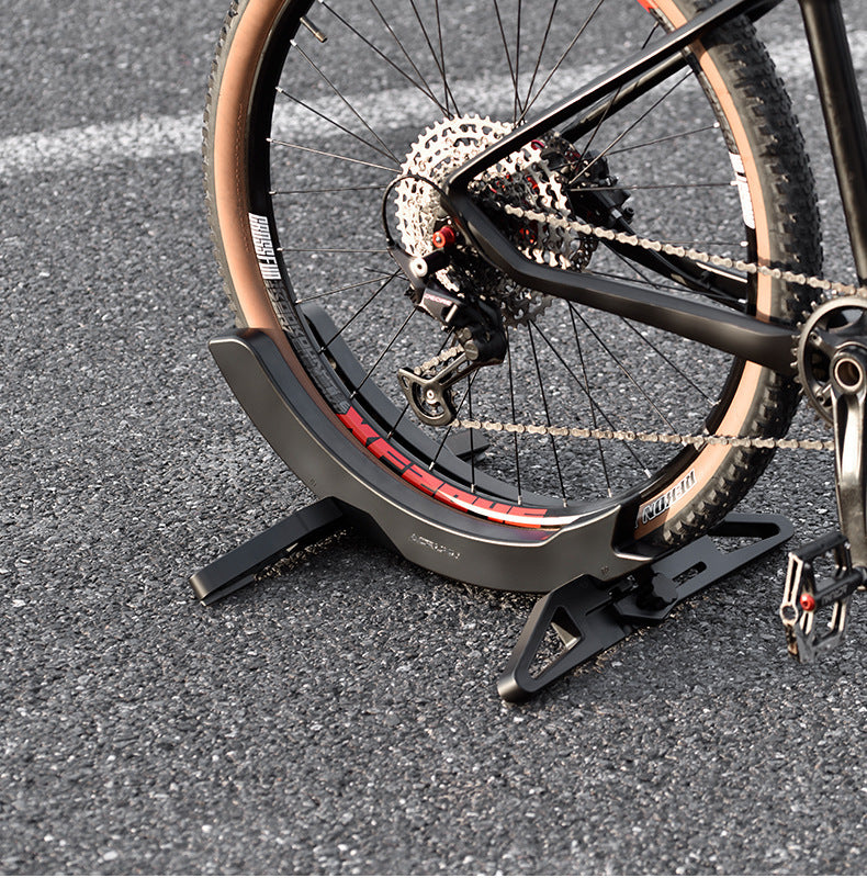 bicycle parking rack portable plug-in display rack, view 4 - MRSLM
