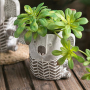 retro koala cement vase, view 5 - MRSLM