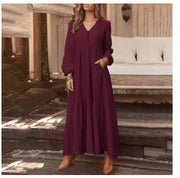 retro big swing dress, view 8 - MRSLM