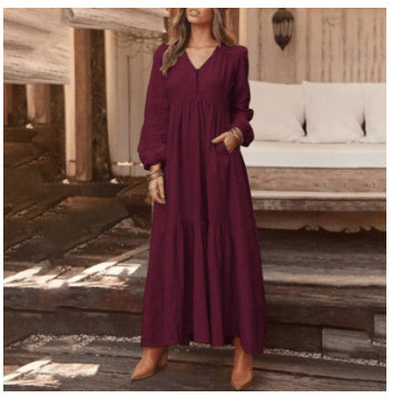 retro big swing dress, view 8 - MRSLM