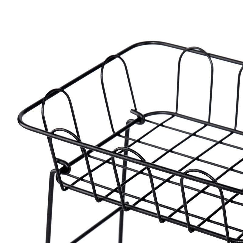 iron snack fruit storage basket, view 4 - MRSLM